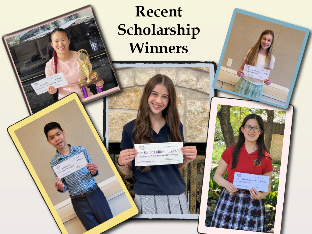 recent scholarship winners